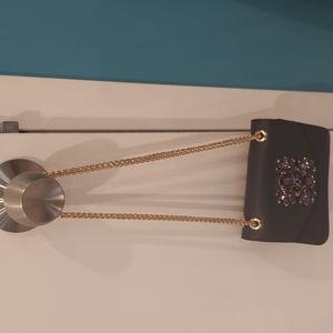 Stunning purple gemstone evening purse